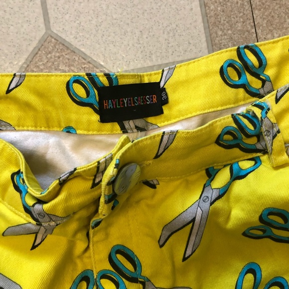 Yellow Scissor Pants - Picture 3 of 3